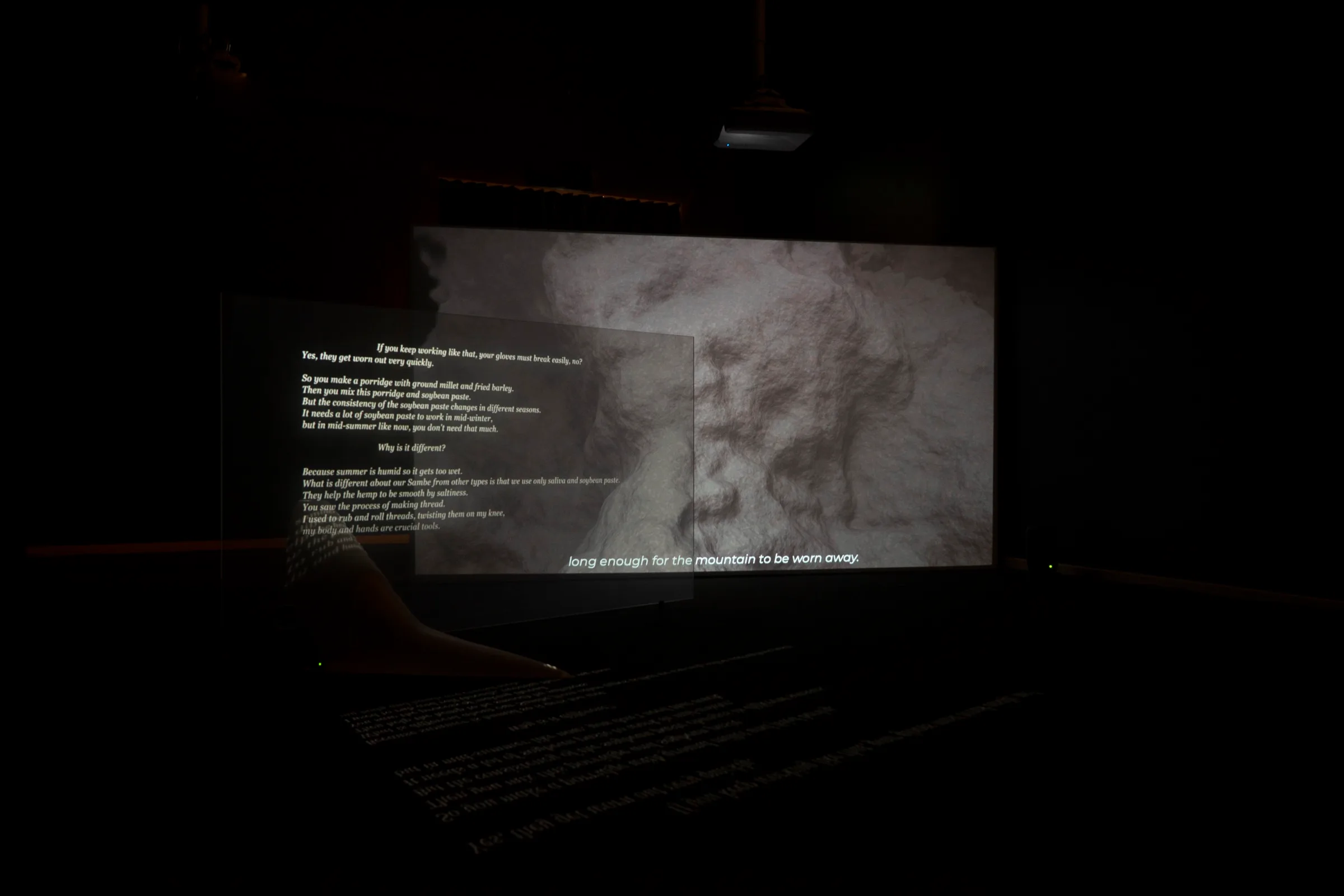 Yujin Jung at Kunsthal Charlottenborg, Denmark, photo by lou mouw